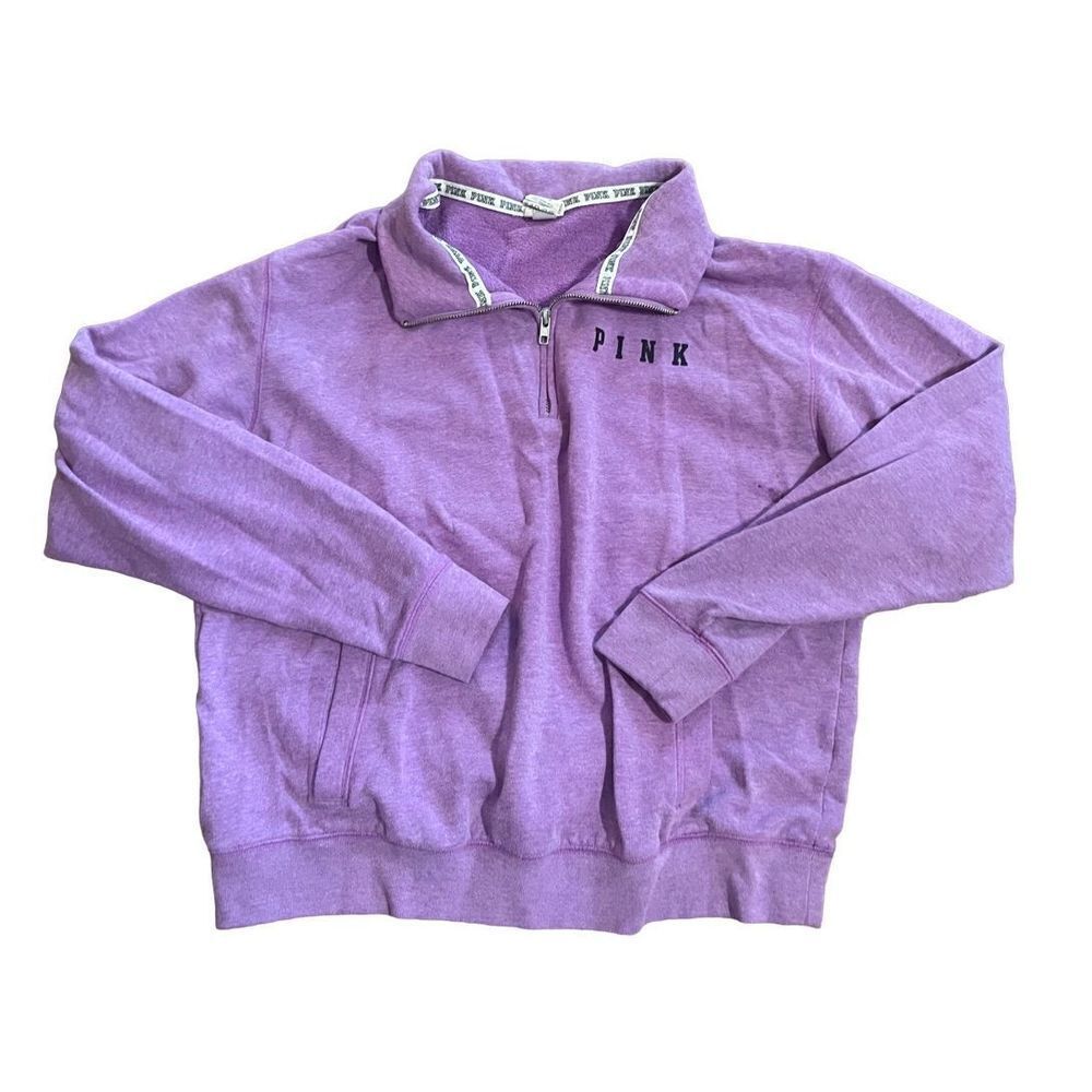Victoria’s Secret PINK purple collar or high neck‎ jacket size medium